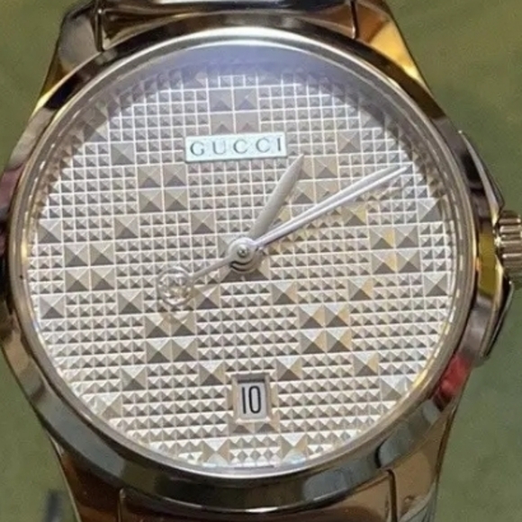 Gucci G-Timeless Small diamond pattern-YA126551Women's watch quartz Small G-Ti - Picture 8 of 8